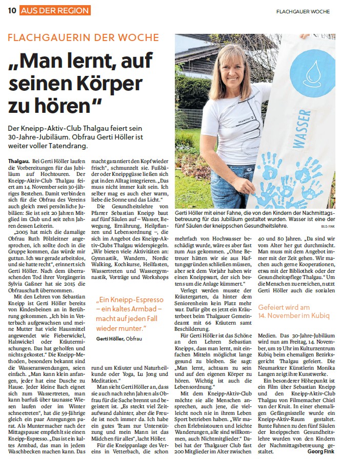 „Man lernt, auf seinen Körper zu hören“